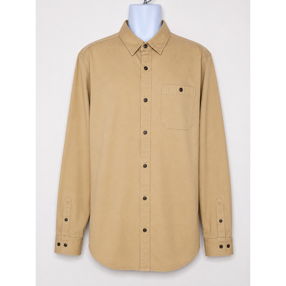 5.11 Tactical Shirt Mens XL Khaki Long Sleeve Stretch Button Casual Work